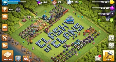 Conta clash of clans Cv 13