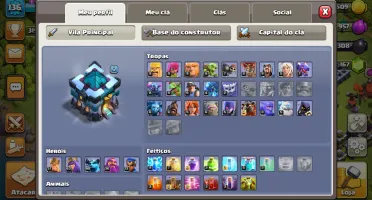 Conta clash of clans Cv 13