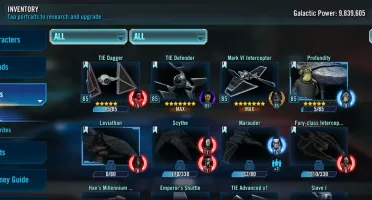 Conta StarWars Galaxy of Heroes (swgoh)