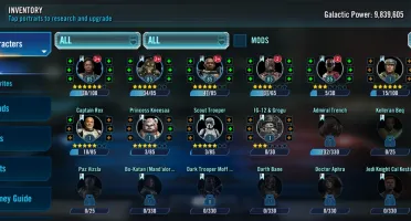 Conta StarWars Galaxy of Heroes (swgoh)
