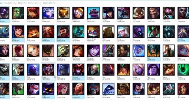 PROMOÇÃO: CONTA COM 74 CAMPEÕES E 16 SKINS