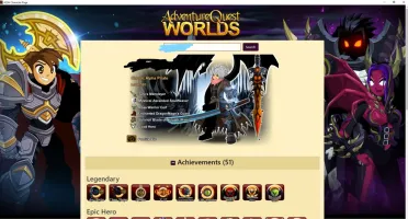 Aqw Conta Nível 100 muito TOP