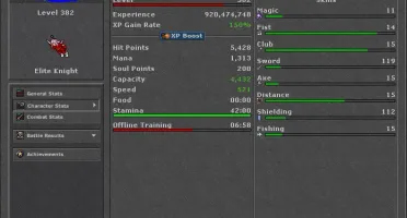 Conta Tibia EK 382 Celebra Skill 119/112
