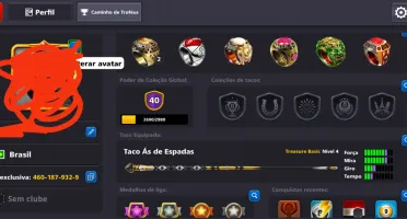 Conta 8 ball pool no precinho Black Friday