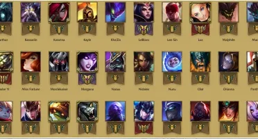 Conta League of Legends Gold IV (77 Campeões e 50 skins)