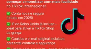 Conta Tik Tok Reino Unido