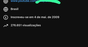Vendo conta no YouTube 17,200 inscritos