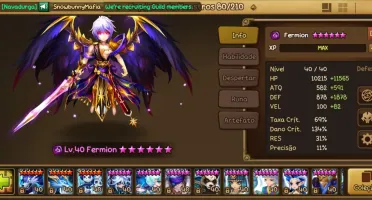 Nat 5 Ld - Nephthys e Fermion (Global) - Summoners War
