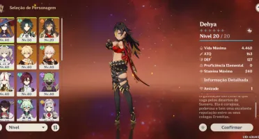 Conta ar 30 Xiao+lança+kazuha de jade mais alguns 5estrelas
