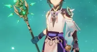 Conta ar 30 Xiao+lança+kazuha de jade mais alguns 5estrelas