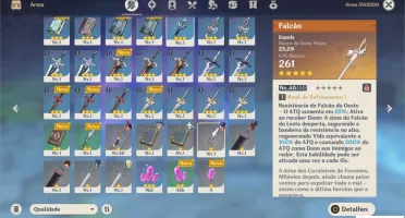 XIAO + RAZOR + QIQI + BENNETT + SUCROSE + DIONA AR 36