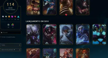 Conta LOL - 114 Skins