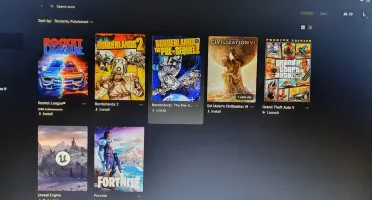 Conta epic games