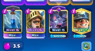 Conta CLASH ROYALE NV 64, troféus 11k+, 17 Evo, 3 Hero, LEIA