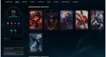 League Of Legends lvl . 107 + 77 champs