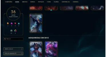 League Of Legends lvl . 107 + 77 champs