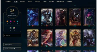 League Of Legends lvl . 107 + 77 champs