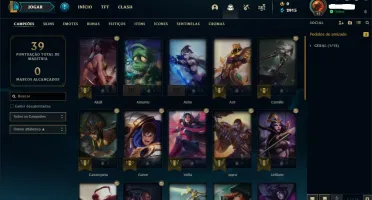 Conta league of legends diamante4