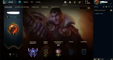 Conta league of legends diamante4