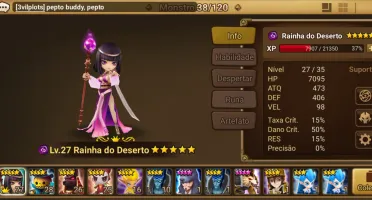 Conta com Nephthys