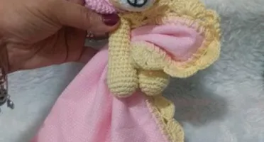 Naninha ou Manta do Apego em Crochê