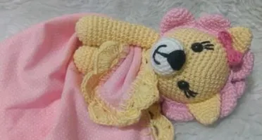 Naninha ou Manta do Apego em Crochê