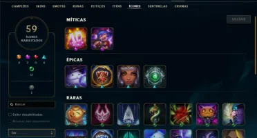 Ouro 4 com 45 Champs e 15 Skins