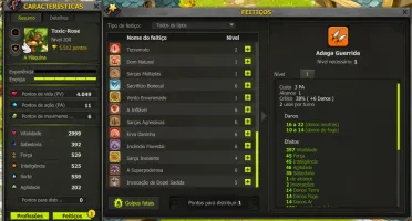 Sadida 200 Equipada e Full Scroll