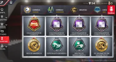 Conta do Racing Master