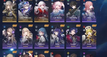 Conta Star Rail Silver Wolf + Clara + 3 Cones T5*