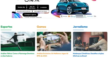Template Portal de Notícias - Wordpress + Elementor