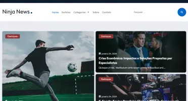 Template Portal de Notícias - Wordpress + Elementor
