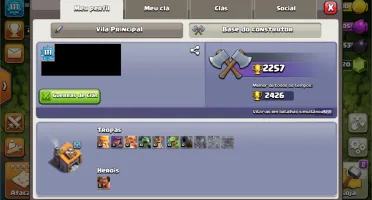 Clash of Clans - CV9 FULL - 7820 gemas