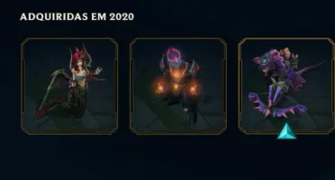 Conta League of Legends 218 skins