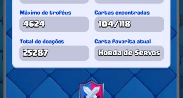 Conta Clash Royale - Lvl 34 - 4412 Trofeus - Cartas Upadas