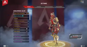 Conta Apex Legends Main Wraith e Octane Nivel 500