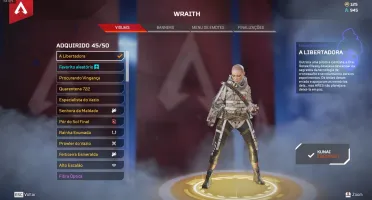 Conta Apex Legends Main Wraith e Octane Nivel 500