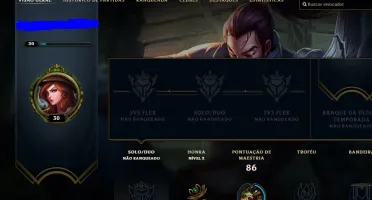 Conta Unranked level 30