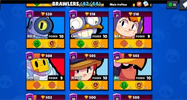 CONTA BRAWL STARS QUASE FULL, COM PASSE!