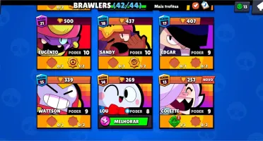 CONTA BRAWL STARS QUASE FULL, COM PASSE!