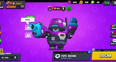 CONTA BRAWL STARS QUASE FULL, COM PASSE!