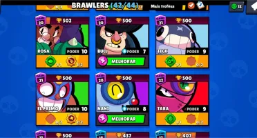 CONTA BRAWL STARS QUASE FULL, COM PASSE!