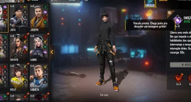 Conta free fire 2018 lv53 focado para personagem feminino