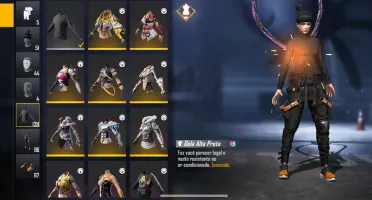Conta free fire 2018 lv53 focado para personagem feminino