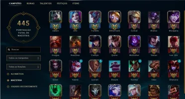 league of legends conta platinum 166 skins