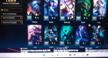 Conta no League of legend 1085 skins