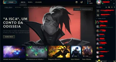 conta lol prata 2/ 134 champs/ 75 skins habilitadas