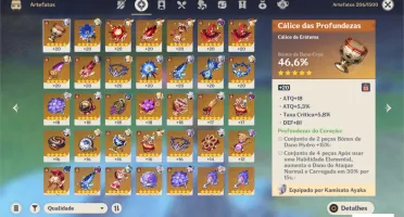 AR 54 - AYAKA, ITTO, KLEE, QIQI, KEQING / 2 ARMAS 5*