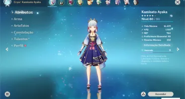 AR 54 - AYAKA, ITTO, KLEE, QIQI, KEQING / 2 ARMAS 5*