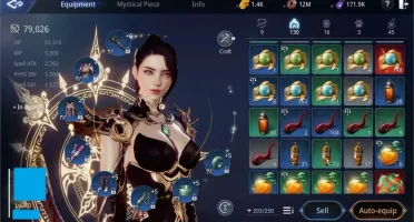 Conta MIR4/Server EU 44 Sorcerer Lvl 70 com 79k de power